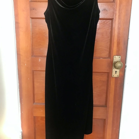 Mexx Black Velvet Clingy Dress - Picture 9 of 13